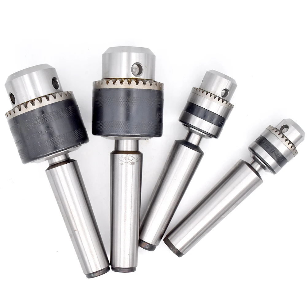 1set Morse Cone MT1 MT2 MT3 MT4 B10 B12 B16 B18 Light Duty Key Drill Chuck 0.6-6mm 1.5-13mm 1-10MM Taper Arbor CNC Machine