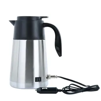 

Car Electric Kettle 1300ML Stainless Steel In-Car Travel Trip Coffee Tea Heated Mug Car Hot Water Heater For Car Truck 12V/24V