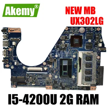 

Akemy UX302LG Motherboard Mainboard For ASUS UX302L UX302LG UX302 Laptop Motherboard Test OK I5-4200U 2G RAM GT730M/2G