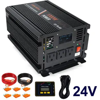 

1000W Modified Sine Wave Inverter 24V dc to ac 220V Off Grid System Converter Car Battery Home Use Solar Power Inverter