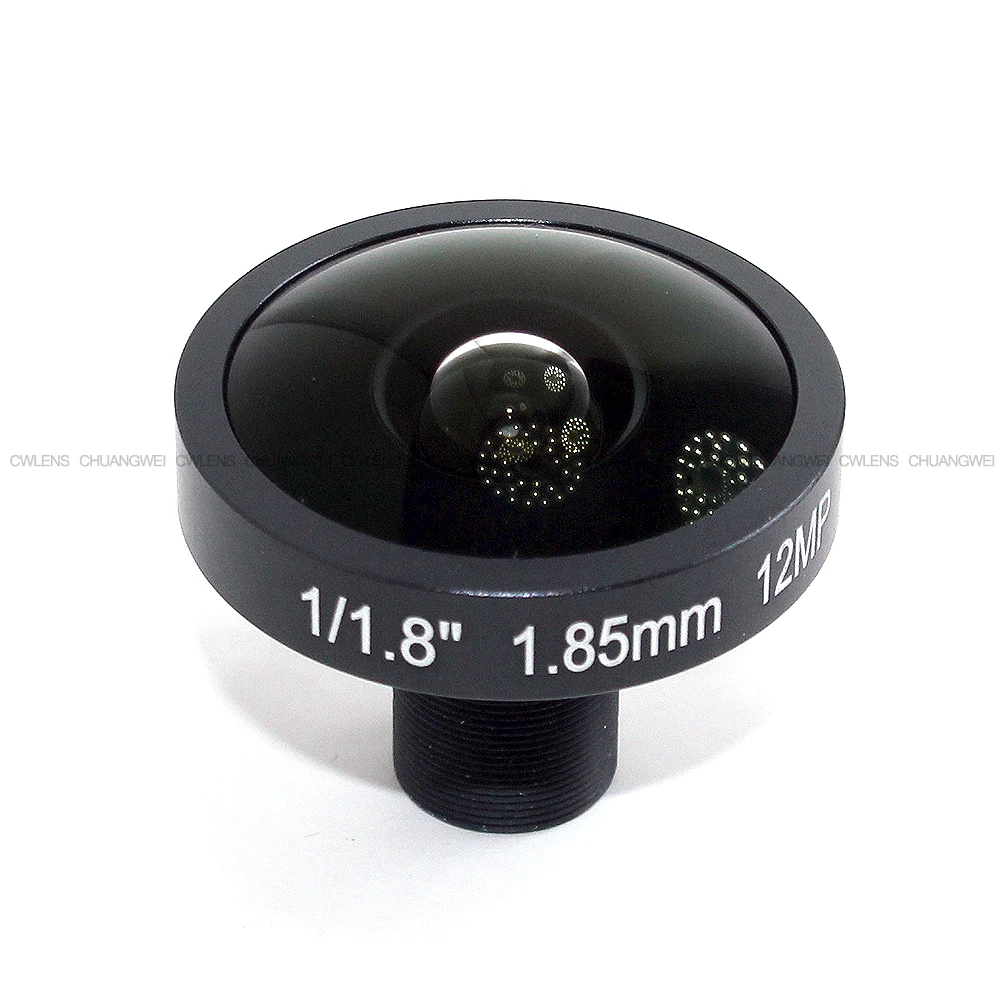 4K 1.85mm  12 ް ȼ Fisheye 1/1.8 ġ 185  M12 Ʈ  1.85mm IMX226  Ʈ 4K ī޶