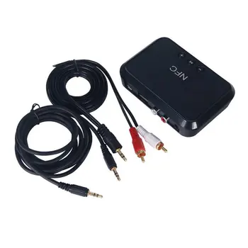 

NFC Wireless Stereo Audio Receiver Portable Wireless Adapter NFC-Enabled 3.5mm/ RCA output Music Sound Car Speaker