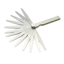 Detachable Feeler Thickness Gauge 20 Blade Gap Filling Thickness Gauge 0.02-1.0mm Feeler Gauge Microchip Measurement Tool
