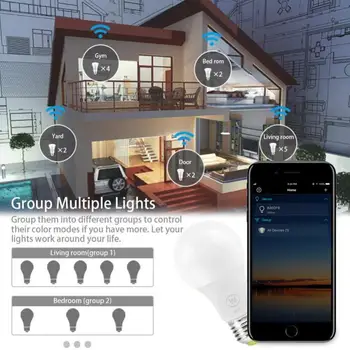

WiFi Smart Light BulbLED Light Bulb Smart House APP Remote Control Table Lamp with Alexa and Google Assistant