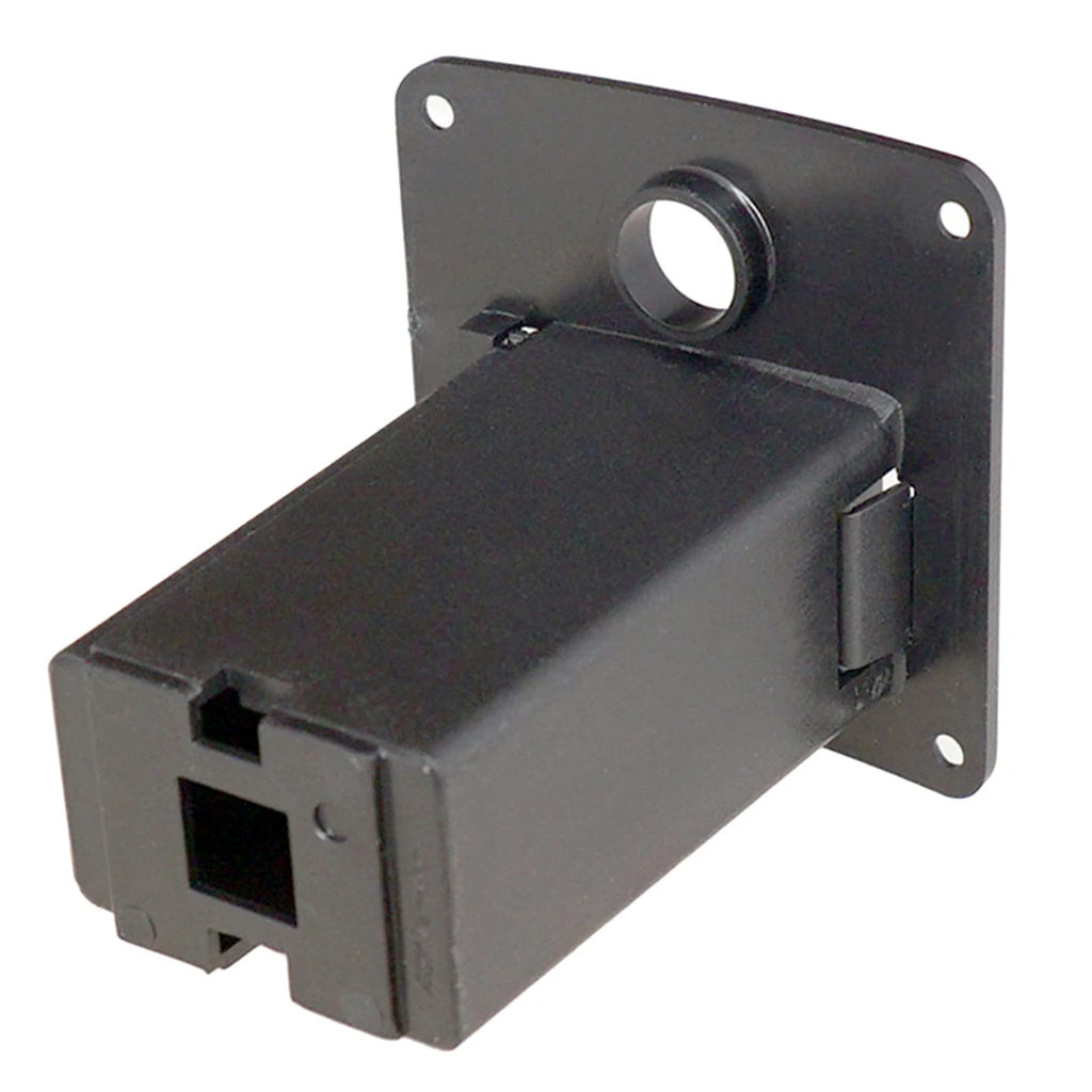 1pc 9V Battery Cover Case Holder Box for Guitar Bass Accessory Black Plastic