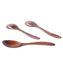 6 небольшие деревянные ложки, чайная ложка, суповая ложка, используется для кофе, варенья, супа