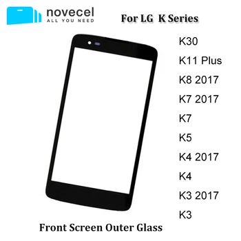 

10Pcs For LG Front Outer Glass Lens Cover Replacement For K30 K11Plus K8 2017 K7 2017 K7 K5 K4 2017 K4 K3 2017 K3 Lcd Glass