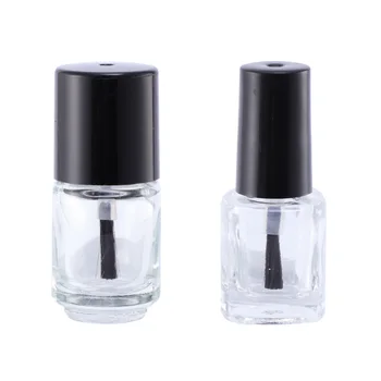 

20pcs 5ml Transparent Nail Polish Bottle Durable Simple Glass Bottle Storage Container Subpackaging Bottle for Girls