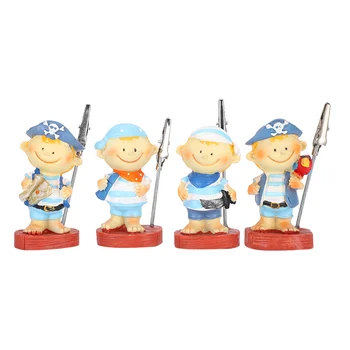 

4pcs Card Photo Super Cute Note Clip Desktop Name Card Picture Clip Note Clip Home Decoration for Wedding Party