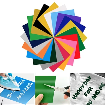 

Heat Transfer Vinyl Roll PU Lettering Film Iron On T-shirt Textile for Garment Industry PAK55