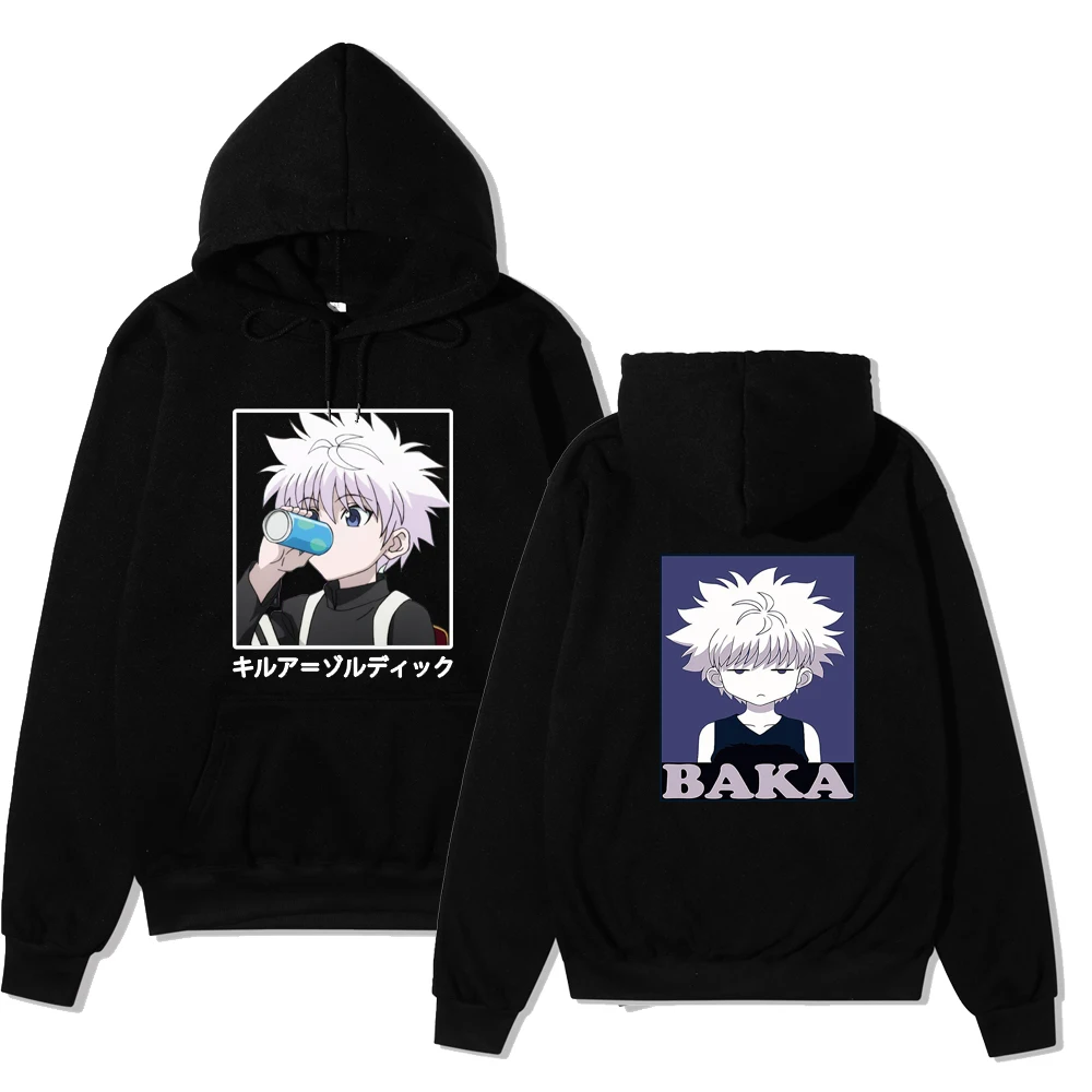 Толстовка унисекс с японским аниме Hunter X Killua 2020 | Мужская одежда