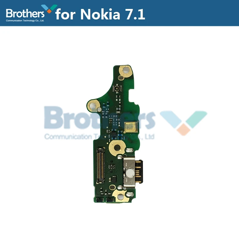 Scheda Flex USB Micro Jack Con Microfono Per Nokia 7.1 (2018) TA-1085/TA-1095/TA-1096/TA-1100 - Ricarica E Sincronia Dati - 2