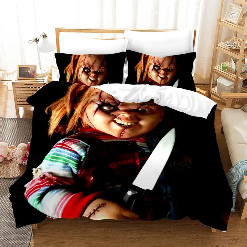 Thriller Child S Play 3d Print Horror Movie Bed Set Duvet Covers