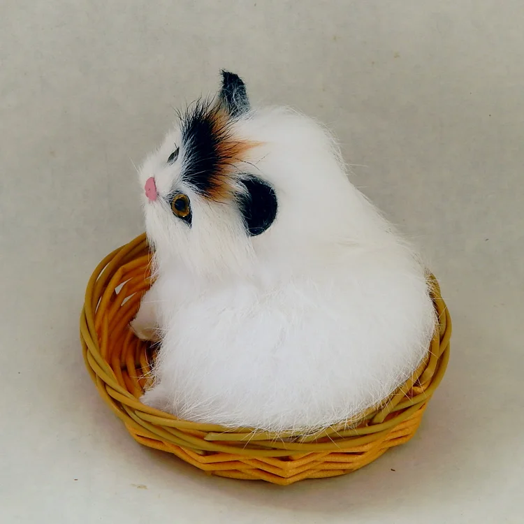 Специальное предложение модель кошка детская модель котенок кошка плюшевая игрушка офис настольные украшения подарок
