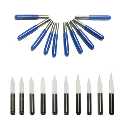 Outil de routeur CNC, en carbure de tungstène, en forme de V, 3.175mm, 10 pièces, 0.1mm, 10 20 30 degrés, accessoires de Machine 