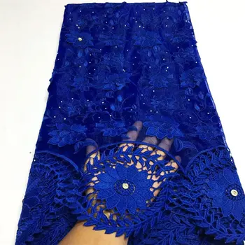 

High Quality African Mesh Lace Fabric Skin Healthy French Tulle Lace Fabric With Guipure Edge Nigerian Sewing Lace Dress N2813