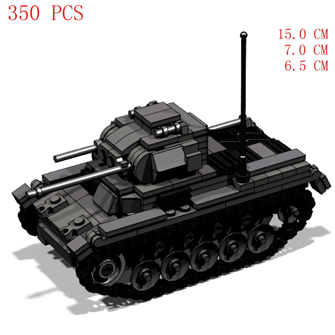 

hot military WW2 technical Germany army Tank II Blitz NA war equipment model vehicles Building Blocks weapons bricks toys gift