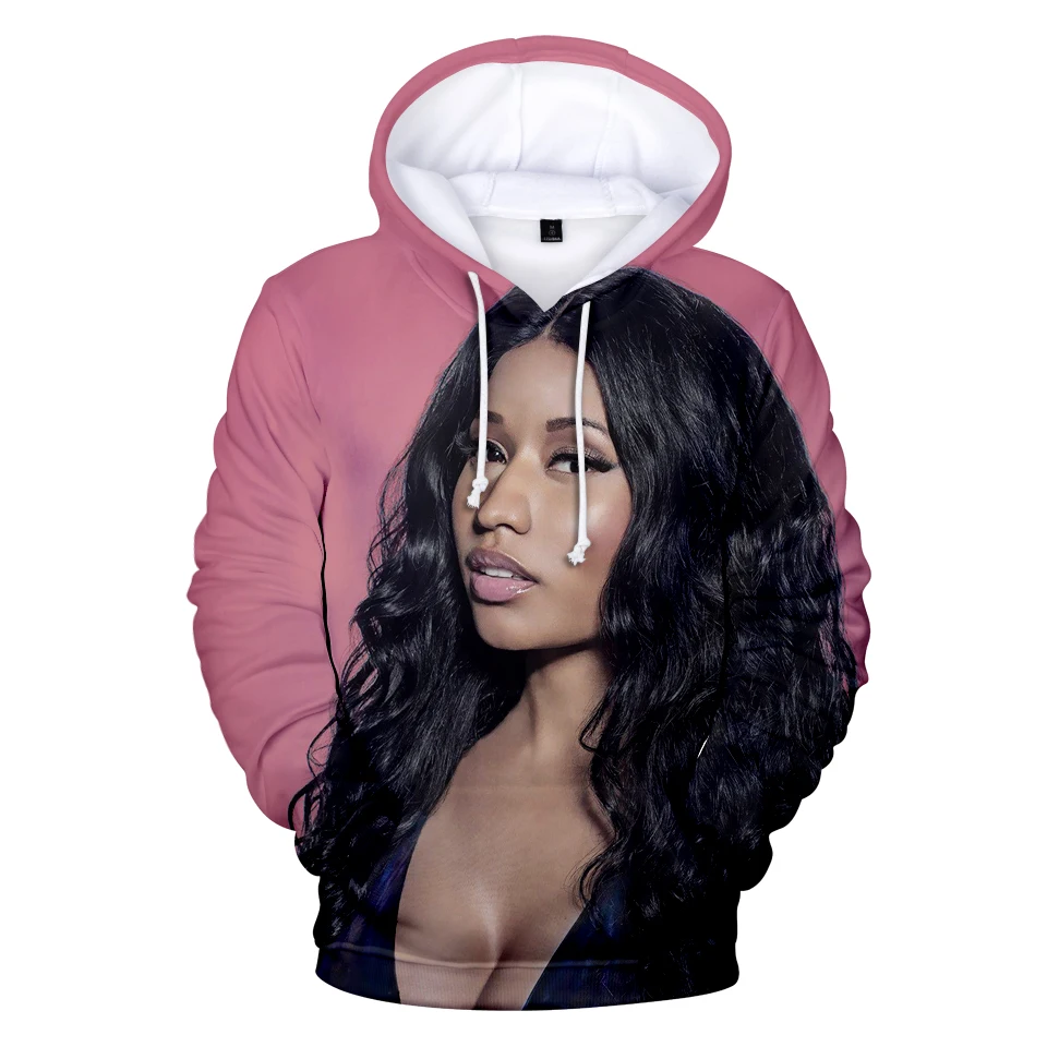 Худи с 3d принтом Nicki Minaj толстовки для мужчин и женщин новые осенние пуловеры для детей повседневные удобные толстовки с 3D принтом для девочек Nicki Minaj