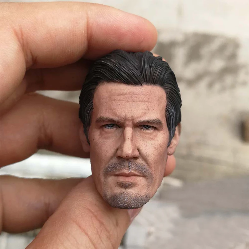 Delicate 1/6 Scale Sicario Josh James Brolin Head Sculpt Fit 12&quot Figure | Игрушки и хобби