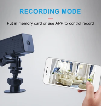 

Webcam 1080P 140° Wide Angle Wireless Mini WiFi Camera IR Night Vision Motion Detect Online teaching IP Home Security Camera