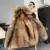Faux Fur Coat Loose OverCoat Thick Warm Female Plush Coats Fox Hair Inner Liner Detachable Collar Long Fur Parkas Fur Jacket 11