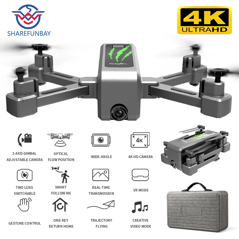 H5 drone 4k HD wide angle camera WIFI FPV height can keep sailing for 20 minutes 1