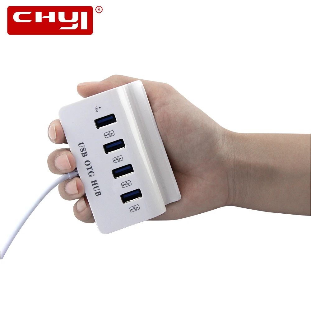 Usb концентратор CHYI с портом Type c на 4 порта USB 3 0 сплиттер Hab Суперскоростной мини