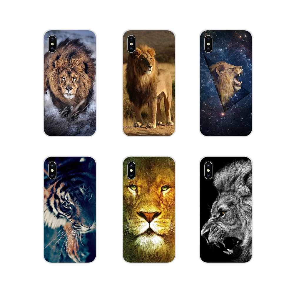 Accessories Phone Cases Covers For Huawei Mate Honor 4C 5C 5X 6X 7 7A 7C 8 9 10 8C 8X 20 Lite Pro Majestic Lion Portrait