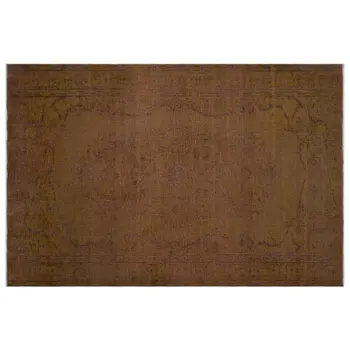 

Handmade Brown Vintage Overdyed Turkish Area Rug 180x266 Cm-5'11''X8'9''