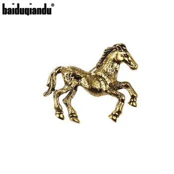 

baiduqiandu New Arrival Zinc Alloy Metal Horse Vintage Brooches Fashion Ornament Jewelry Accessories