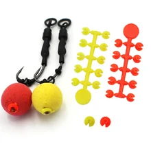 5 шт. ограничители Для приманки для ловли карпа, колпачок для приманки, нить для ловли карпа