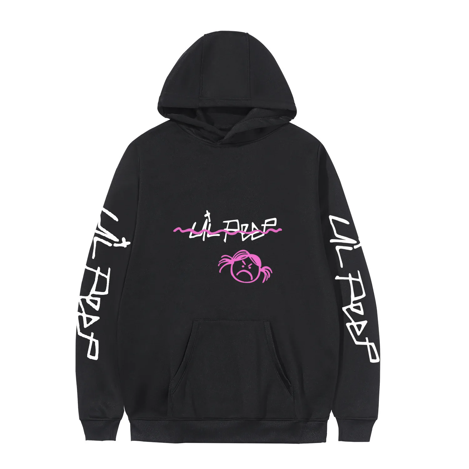 Black-02 Lil Peep Hoodie, женская, мужская толстовка с капюшоном, Спортивная, негабаритная, с капюшоном,, Fans, толстовка, 4XL, с белым товаром, пальто - Цвет: Black-02