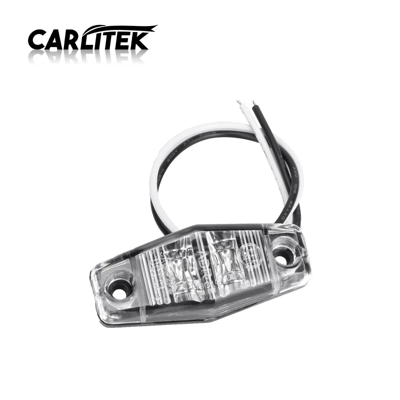 CARLitek 1 Pc Outline Trailer 10-30V side lights 2LEDS Marker Light Truck Lamp Camion Lorry Outside Lighting Side Bulb | Автомобили и