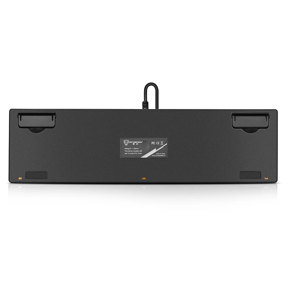 Motospeed CK104 игровая механическая клавиатура RGB Русский Английский красный синий переключатель USB2.0 подсветка клавиатура анти-ореолы для геймера