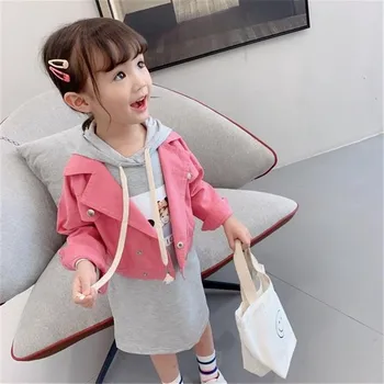 

Toddler Baby Girl Clothing Sets Spring Autumn Casual Jacket Hooded Sweatshirt 2pcs Kids Clothing 2020 Child Suit Girl Outerwear