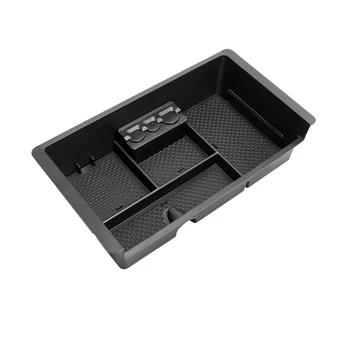 

Center Console Organizer for 2015-2018 Chevy/Chevrolet Tahoe Suburban Silverado GMC Sierra Yukon ABS Tray Armrest Box Secondary