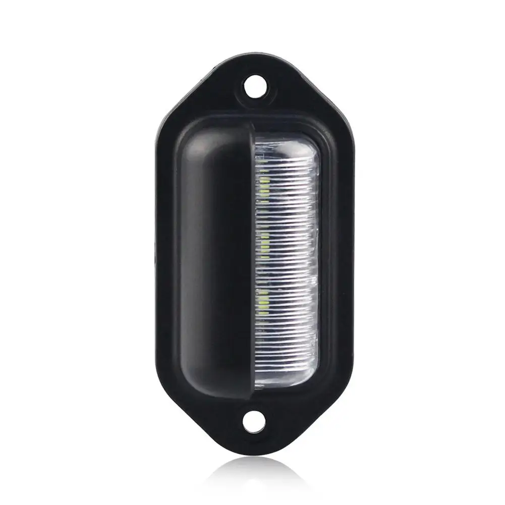 HiMISS 2 шт. 6LED 12 24V светильник номерного знака для автомобиля лодки грузовика