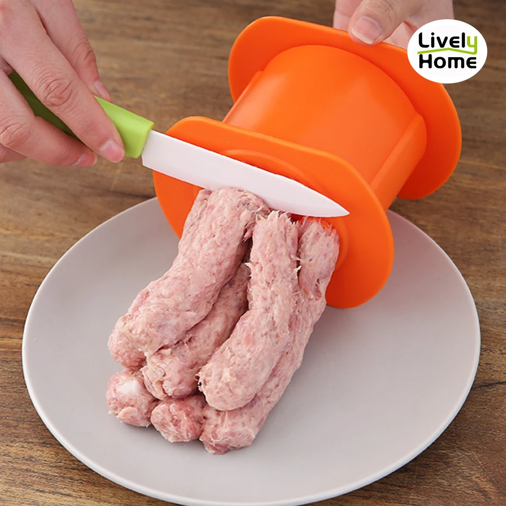 Hot Dog Making Presser Maker Machine Burger Meat Food Cevapcici Pasta DIY Handmade Sausage Pressing Kitchen Gadget Tools | Дом и сад