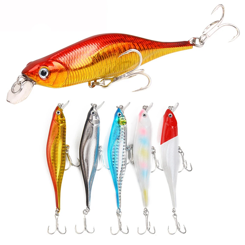 

1pcs Fishing Lures 11cm 11g MINNOW Artificial Bait Sinking Fake Bait Fishing accessories