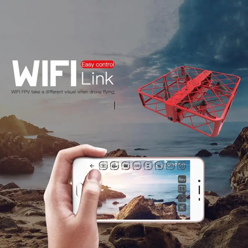 Радиоуправляемый Дрон JD-Z8 Wi-Fi FPV камера Пульт дистанционного управления квадрокоптером 2,4 ГГц высота удержания Безголовый самолет один ключ возврат игрушечные дроны