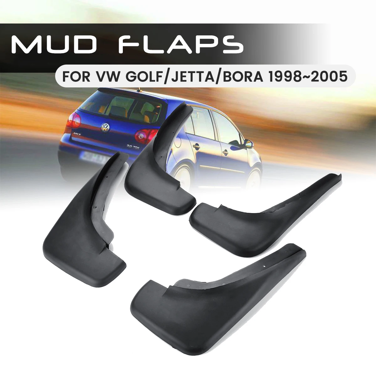 Car Mud Flaps For Vw Golf 4 Mk4 Iv Bora Jetta 19982005 Mudflaps Splash