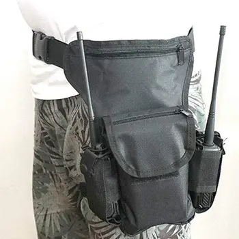 

Walkie-Talkie Military Waist Pack Bag Nylon Material Uv-9Rplus 5R Radio Harness For Motorola Kenwood 1 Piece