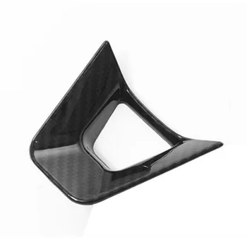

3pcs CNC Metal Carbon Fiber Black Inner Steering Wheel Cover Trim For Toyota RAV4 2019-20 Interior Mouldings