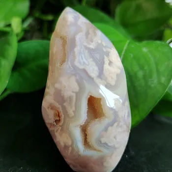 

natural stones crystals Sakura agate flame home decoration stone chakra healing crystals