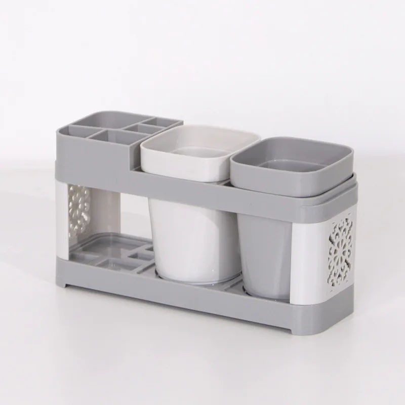 Креативный современный держатель чашки для зубной щетки Зубная паста костюмы зубной щетки мытье чашки набор ванная комната пара рот чашки простой