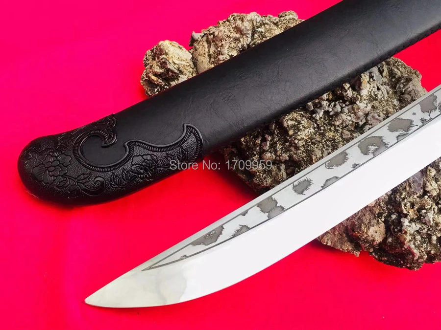 Для китайского кунг-фу меч Broadsword WuShu Da Dao сильный высокий клинок из марганцевой стали Острый боевой нож Цин меч Цзянь