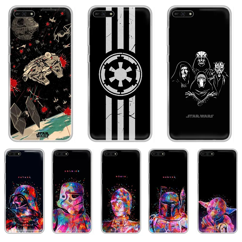 

Star Wars tpu trend Etui hoesjes Transparent Phone Case hull For HUAWEI honor mate 7A 8S 8X 9 9X 10 20 30 pro lite