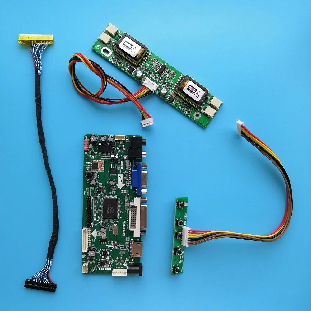 Комплект для M216H1-L06 1920X1080 плата контроллера 30pin DVI VGA LVDS 4 лампы Драйвер HDMI DIY M. NT68676 21," экран монитора
