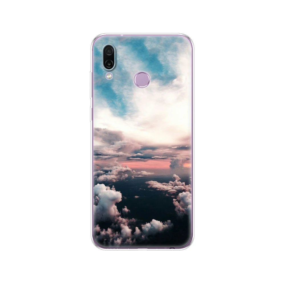 Силиконовый чехол для Huawei Honor Play мягкий накладка из ТПУ с рисунком 6 3 дюйма