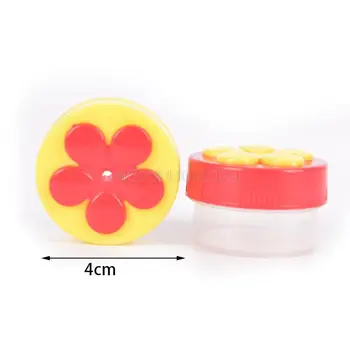 Flowers Shape Handhold Bird Hummingbird Feeder Drinker Plastic Seed And Water Outdoor Window Suction Cup Bird Feeder - Image 6